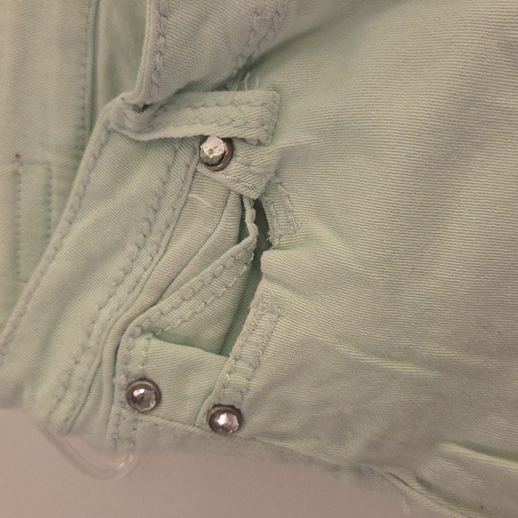 Almost Famous Mint Green Jeans - Picture 4 of 16